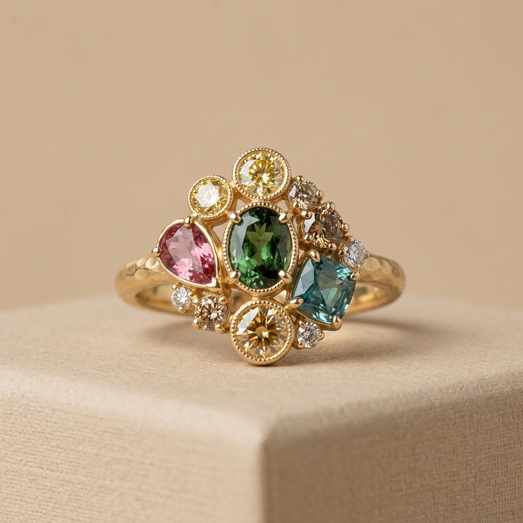 Cluster Rings - Zaveri Mahal Jaipur Fine Jewellery